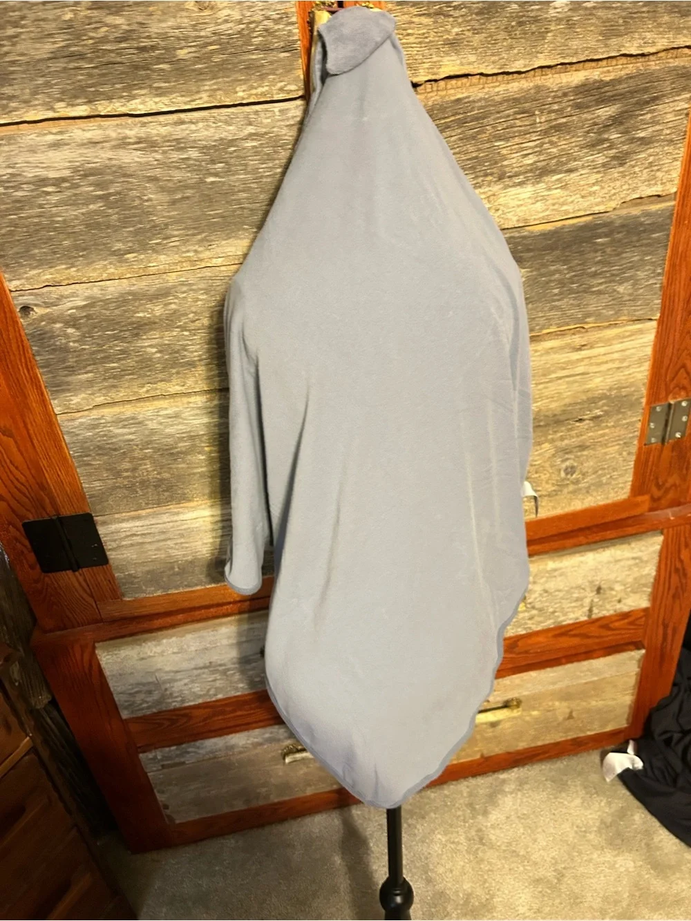 Plush Hooded Baby Towel/Swaddle Duo in Blue and Cream Shark and Koala